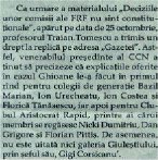 Gazeta Sporturilor, 31 octombrie 2001