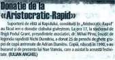 Gazeta Sporturilor, 1 august 2001